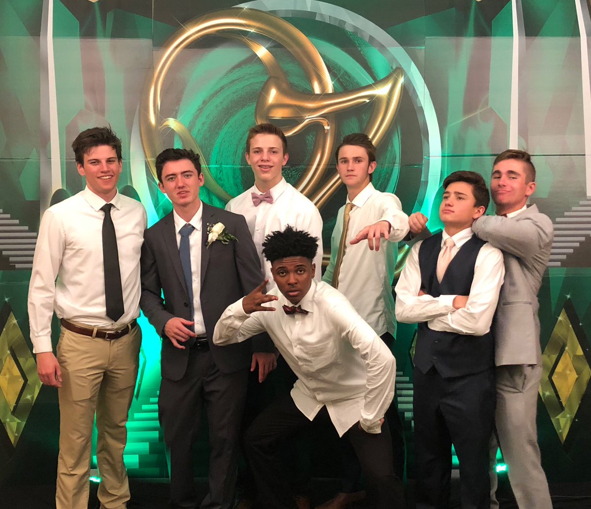 Colt_Basketball's tweet photo. Thank you to @CasteelStuGo for putting together the first ever Prom for Casteel High School. I know these ballers had a blast. #memories https://t.co/7pBCvJM7O7