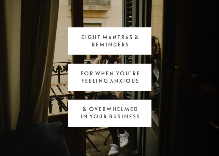 And now and again, it can all start to feel like a little too much. Mantras for the anxious soul -->> bit.ly/2q4uPY5 #creativepreneur #creatives #smallbusinesssuccess