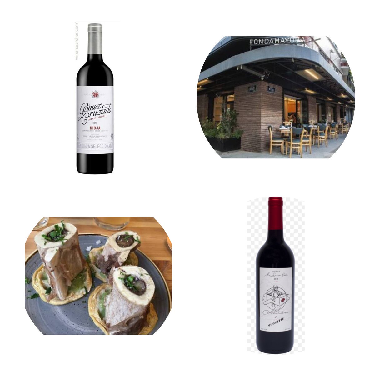 #DominguirriDeFlojera ? visiten <a href="/FondaMayora/">FondaMayora</a> y prueben las creaciones de <a href="/Daxdan/">Bam Bam</a> como los tradicionales sopes de tuétano acompañados de los #vinos AVION <a href="/Juguettewine/">Juguette Wines</a> o VENDIMIA SELECCIONADA <a href="/b_gomez_cruzado/">B. Gómez Cruzado</a>. Buen #vino y buena comida #FelizDomingo