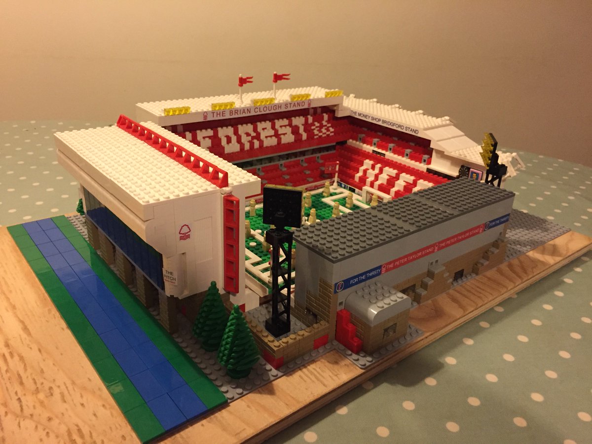 TheCityGround1's tweet image. Finally Finished my #LEGO @LEGO_Group @NFFC stadium !! Hoping for #NFFC win at the real City Ground Tuesday night from @Karanka red and white army!! #noinstructions #COYR