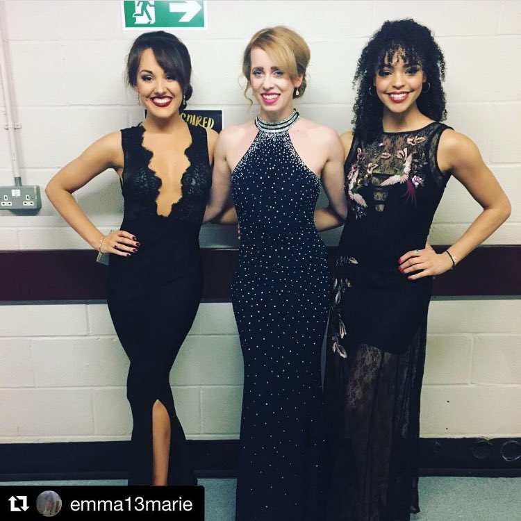42ndStreetLDN's tweet photo. Annie, Phil &amp; Lolly aka. Emma, Clare and Ella glammed up for the #OlivierAwards https://t.co/ox0eDxd4nR