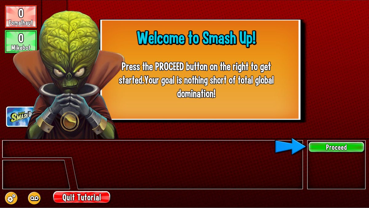 SmashUpDigital's tweet image. We're working our way through a number of improvements for Smash Up digital. Including the tutorial! #smashUp
nomadgames.co.uk/smash-up/ @alderac @AsmodeeDigital