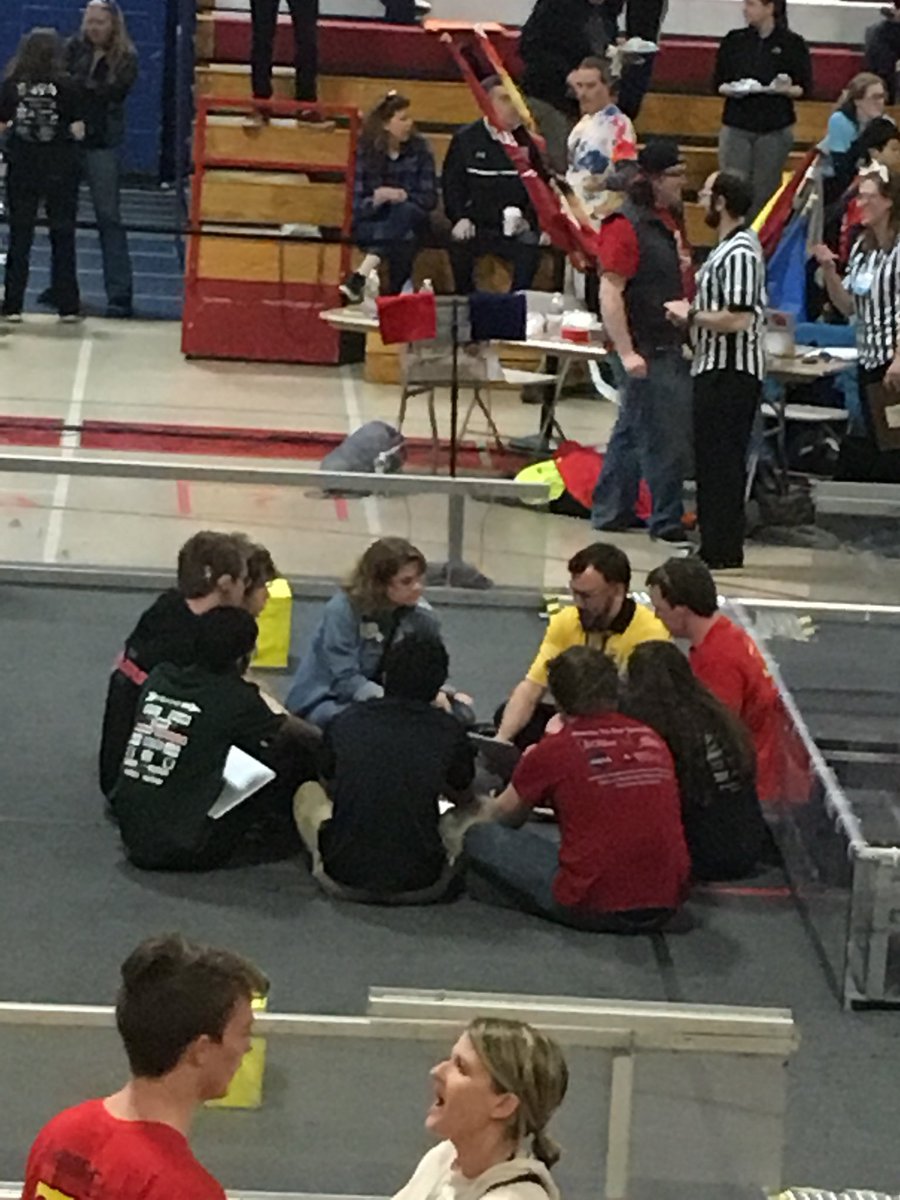 frc3597's tweet photo. The Robotics-Rangers finished 9th overall and are the 6th seed alliance captains with teams 69 and 97 at #NEBoston! #wearene https://t.co/fEXq0iQI5X