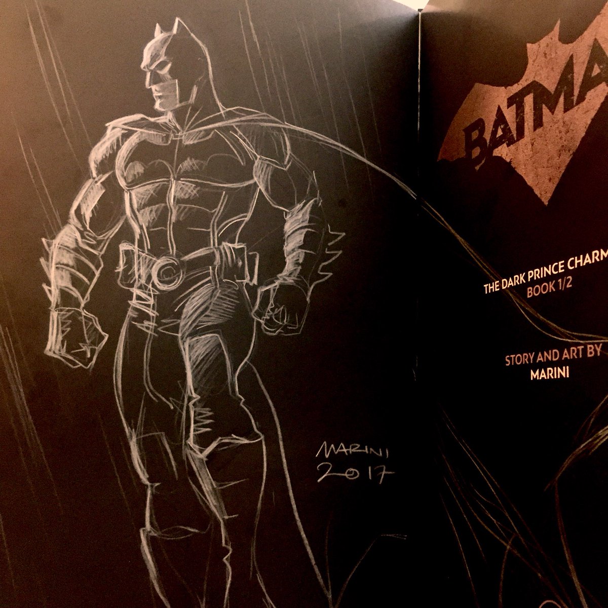 Enrico Marini On Twitter Batman White Pencil Sketch The