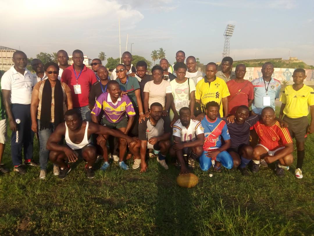 fecorugby2's tweet photo. La Fédération congolaise de rugby a clôturée le stage de formation des entraineurs, des arbitres niveau 1 et des journalistes sportifs de la RDC. Ce séminaire a démarré du 5- 8/04 2018. Animé par l'expert international officier de développement du rugby Afrique Charles YAPO. https://t.co/Cn15wRrOUP