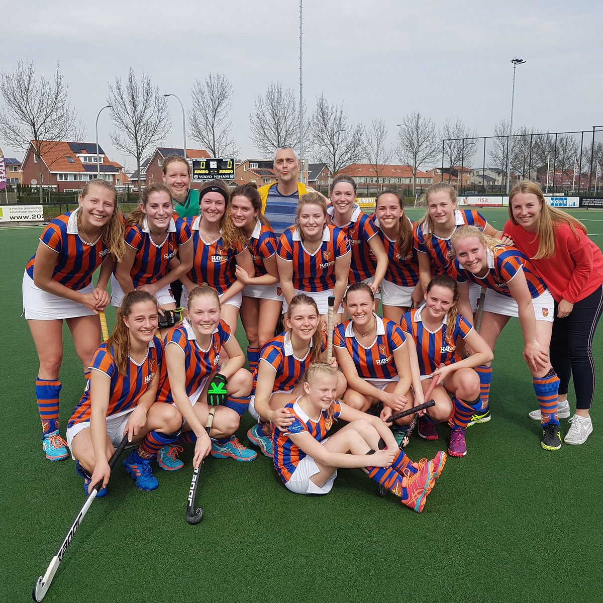 Vandaag opnieuw een overwinning! Er werd gewonnen met 7-0 van Saxenburg D1.