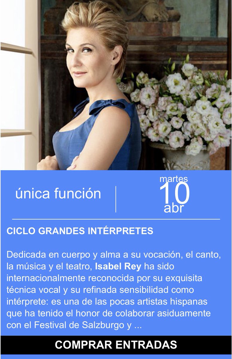 Recital en el Teatro Gayarre pasado mañana, Martes, 10 de Abril de2018. Al piano, #NauzetMederos  Obras de Ortega, Asencio, García Abril, Granados y Turina.  
teatrogayarre.com/portal/agendaE…