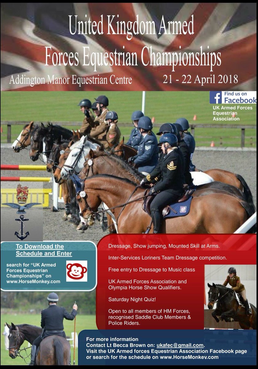 ArmyEquiUK's tweet photo. https://t.co/nkRpuJDo9X #UKAFEC18 @NAVYfit @RAFEquestrian @ArmySportASCB @ArmyInLondon @NickCP_RN @HorseHour @horseandhound @eventslens @equestrianindex https://t.co/t6bQXFWWET