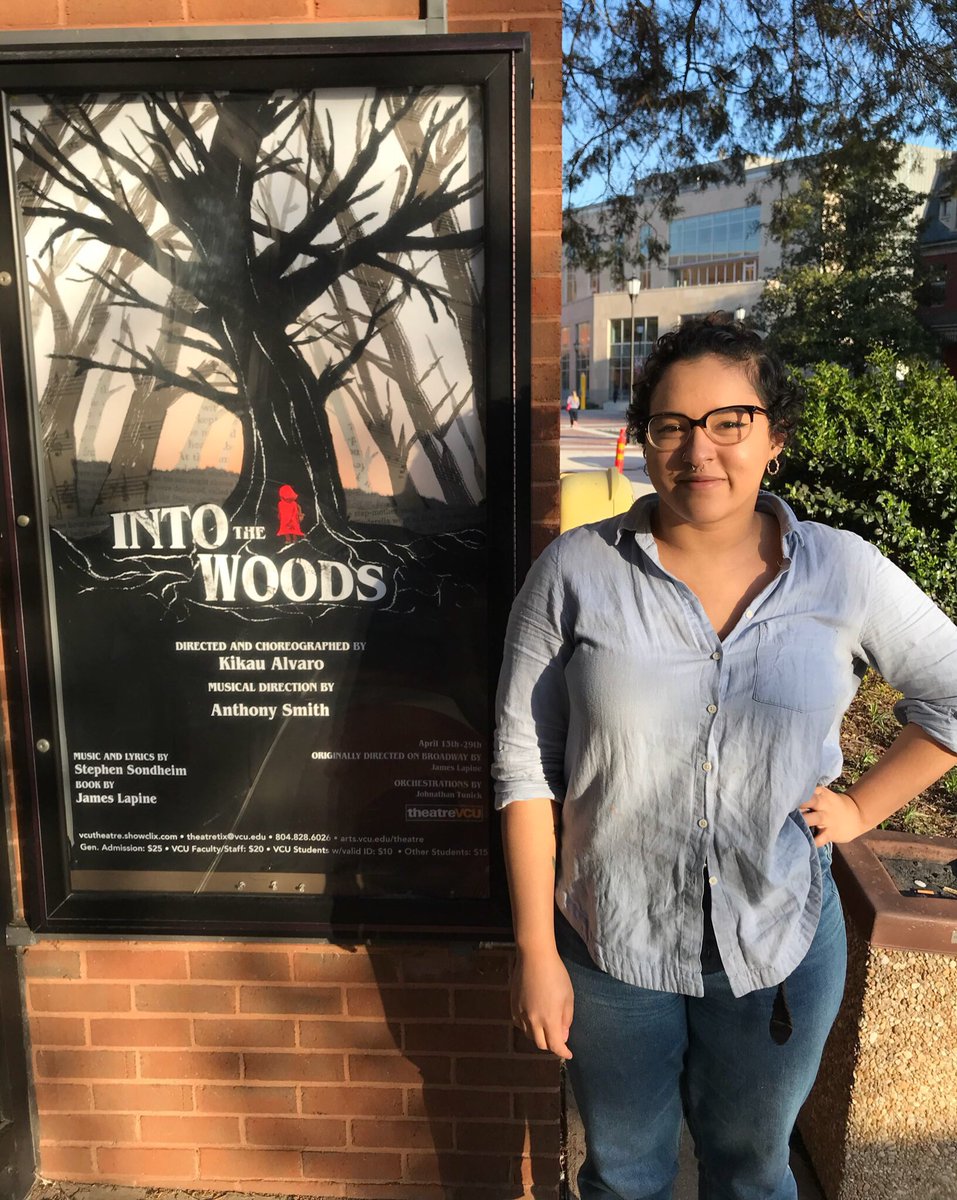 KyleMasc336's tweet photo. “I love being in the Into The Woods crew because we are a community and get to be proud of our work when we see the final production,” said senior theatre (@TheatreVCU) student Dasia Gregg. Get tickets here: https://t.co/ATuDHrDEz3 #MASC336 #TwitterScavengerHunt #Extracurricular https://t.co/6Hws4Az3IJ
