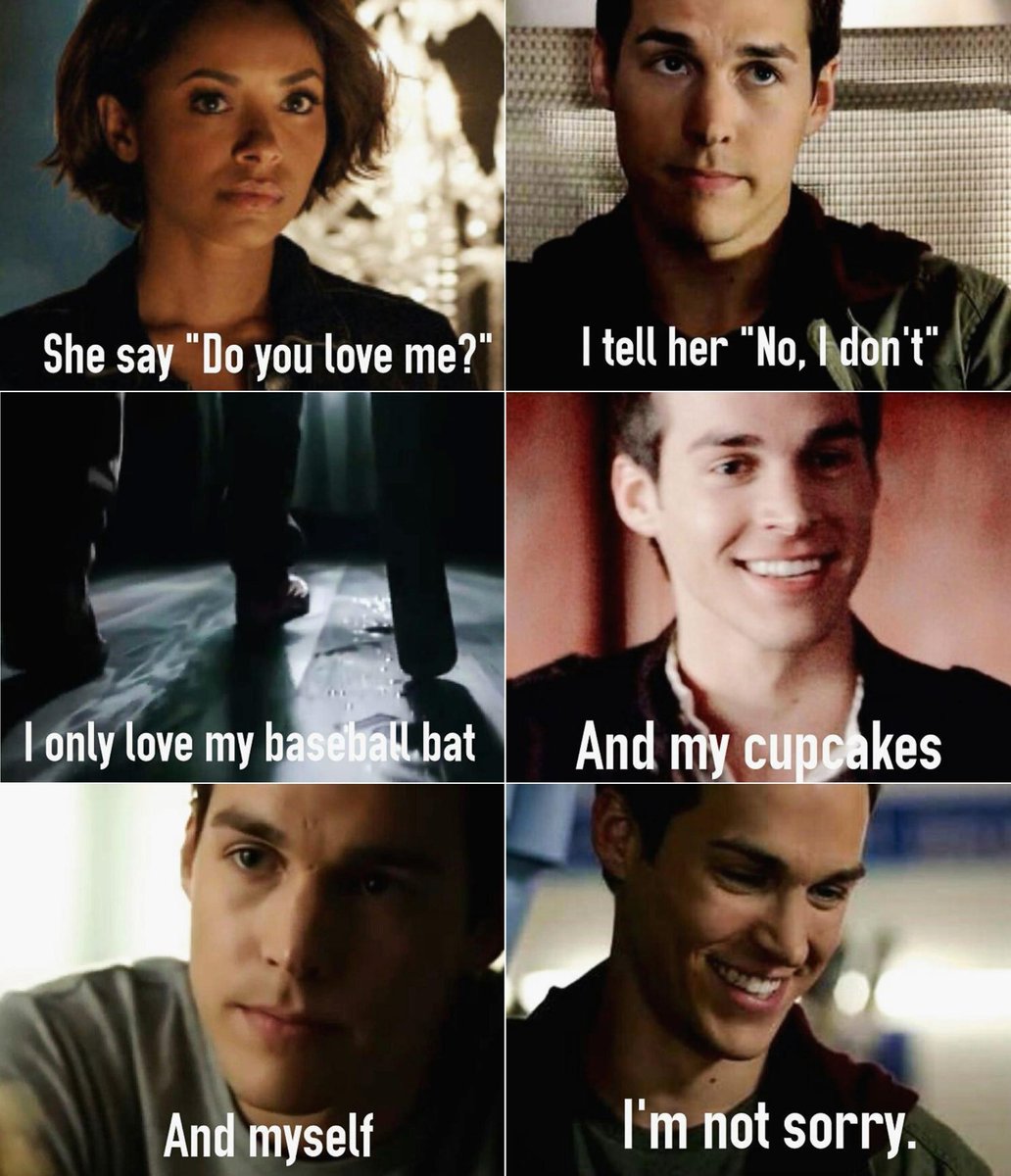 Sarah_Numidian's tweet photo. I only love my baseball bat
I only love my axe
I love my knife πͺ
#KaiParker #Psychopath #Killer #TrueVillain #Heartless π #TVD https://t.co/SYlIbvXxLJ