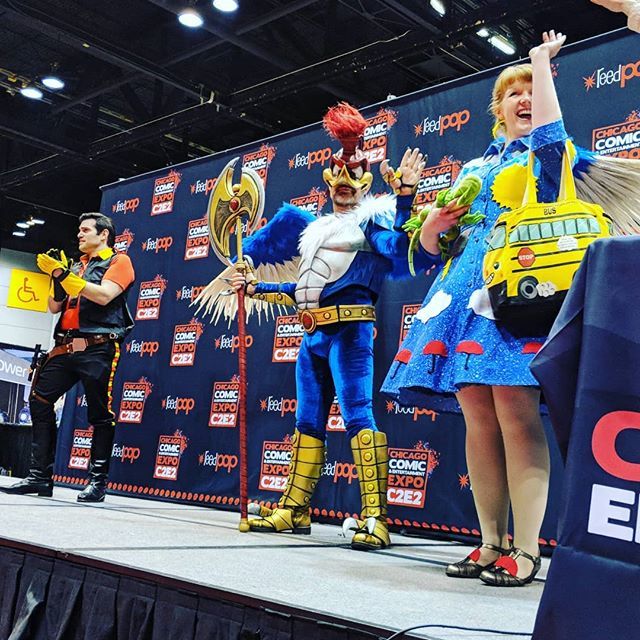 WeAreCosplay's tweet photo. The three awesome finalists from today's costume showcase. https://t.co/1s4PUC3Dgd