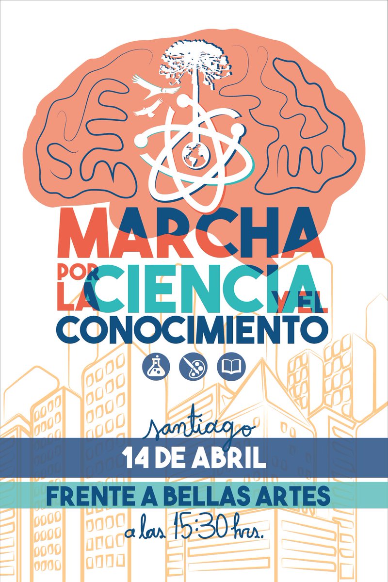 ScienceMarchCL's tweet photo. Uno de los pósters para Santiago :) https://t.co/qiUPL58ZWl