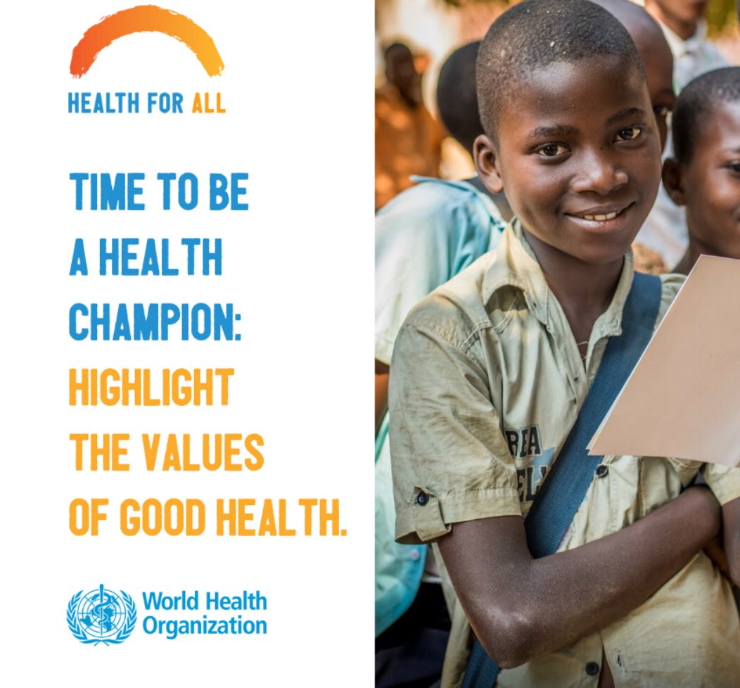 ImpactGlocal's tweet photo. #WorldHealthDay
https://t.co/Ybtt2oIXtx

#Healthforall has therefore been  guiding vision for more than seven decades. It’s also the impetus behind the current organization-wide drive to support countries in moving towards #UniversalHealthCoverage

@CasarJacobson @Razarumi https://t.co/V8uoFviUeJ