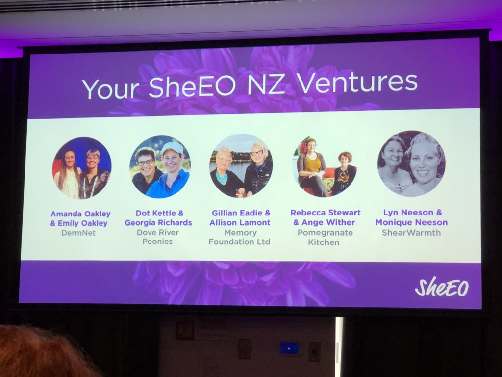 DermNet chosen as Top 5 venture @SheEO_world! Announced at #SheEOSummit in Auckland today