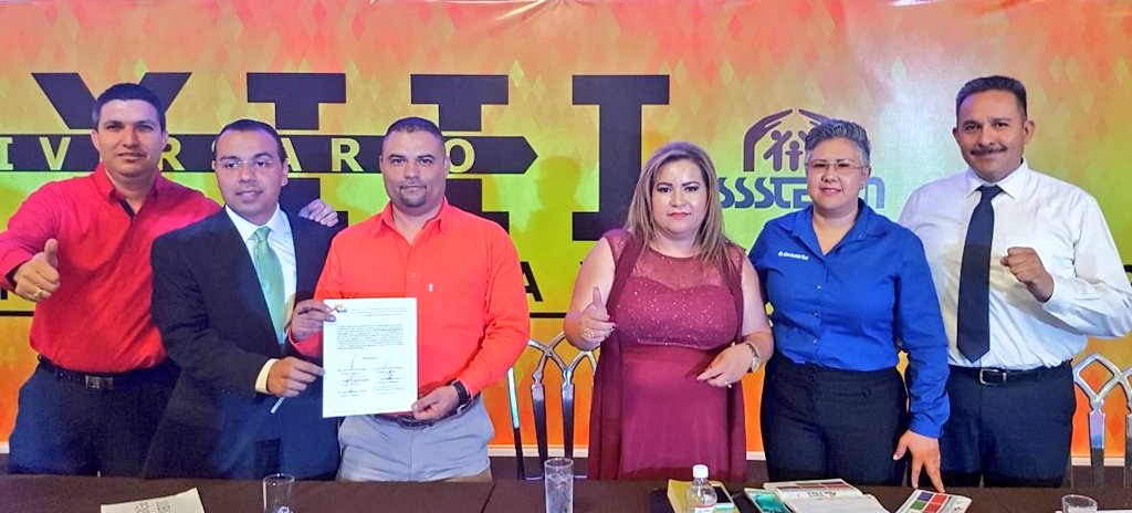 sueisssteson's tweet photo. Firman PACTO DE CIVILIDAD las planillas contendientes a dirigir el Comité Ejecutivo Estatal del @sueisssteson por el período 2018-2021 https://t.co/vXj25PTU6a
