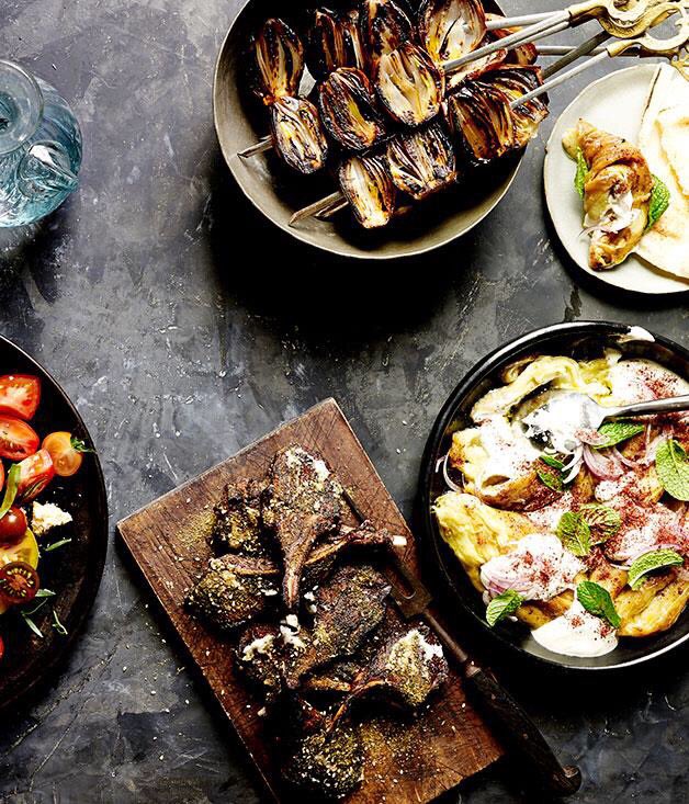 We love Za'atar. Over potatoes, eggplant, on pita, with labne, and in our recipe with lamb cutlets via <a href="/GourmetTweets/">Gourmet Traveller</a> -  #zaatar #gourmettraveller #lambcutlets gourmettraveller.com.au/recipes/recipe…