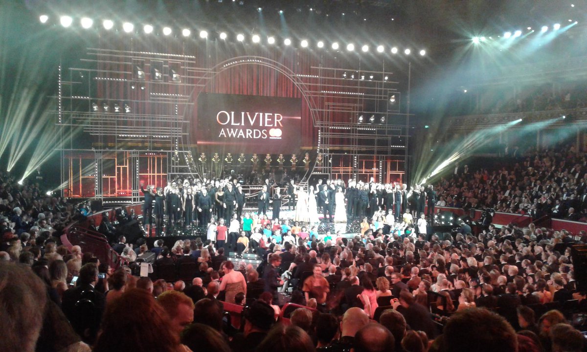 Amazing night at the Olivier's tonight. Congratulations @frenchtoast1658 on winning Outstanding Achievement in Dance