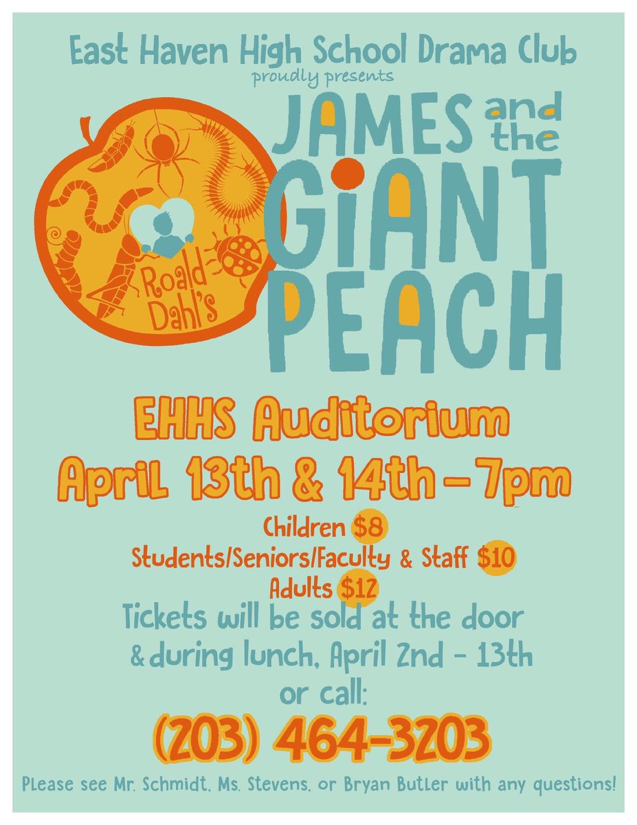 Don’t forget to buy your tickets during lunch this week! $10 for students &amp; staff! <a href="/EHHSPrincipal/">East Haven HS</a> #WeAreEHPS