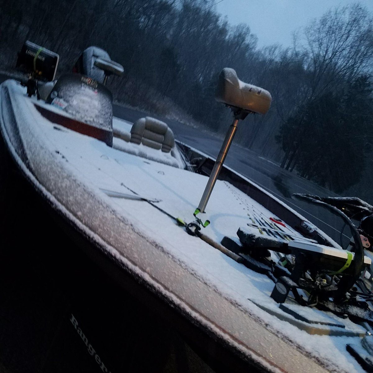TCHSFishing's tweet photo. Dylan Chambless and his grandfather Steve braved the cold, windy conditions on Lake Barkley yesterday.  They were rewarded with some very nice bass!  Great job guys! https://t.co/sobrFi6exa