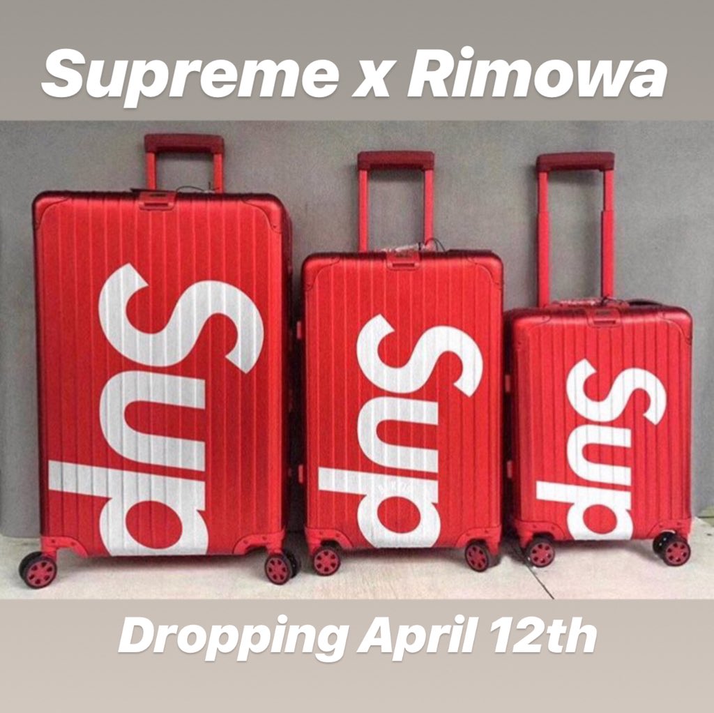 supreme x rimowa suitcase