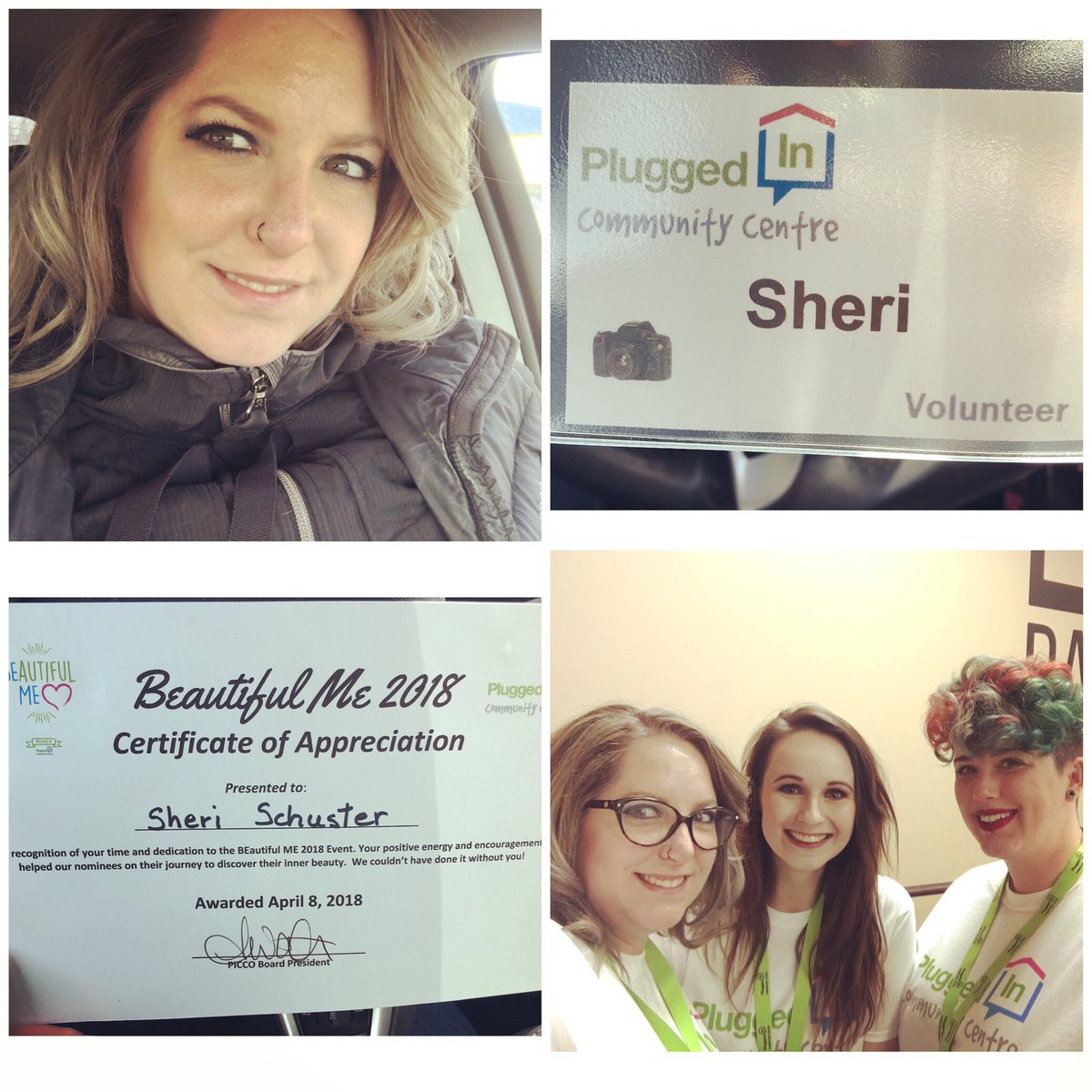 Had an awesome day volunteering with #BeautifulMe #BeMe18 doing hair for some deserving youth. #mentalhealth #hairbysheri #volunteer #useyourgifts #pluggedincommunitycentre #getinvolved #community #beautyis