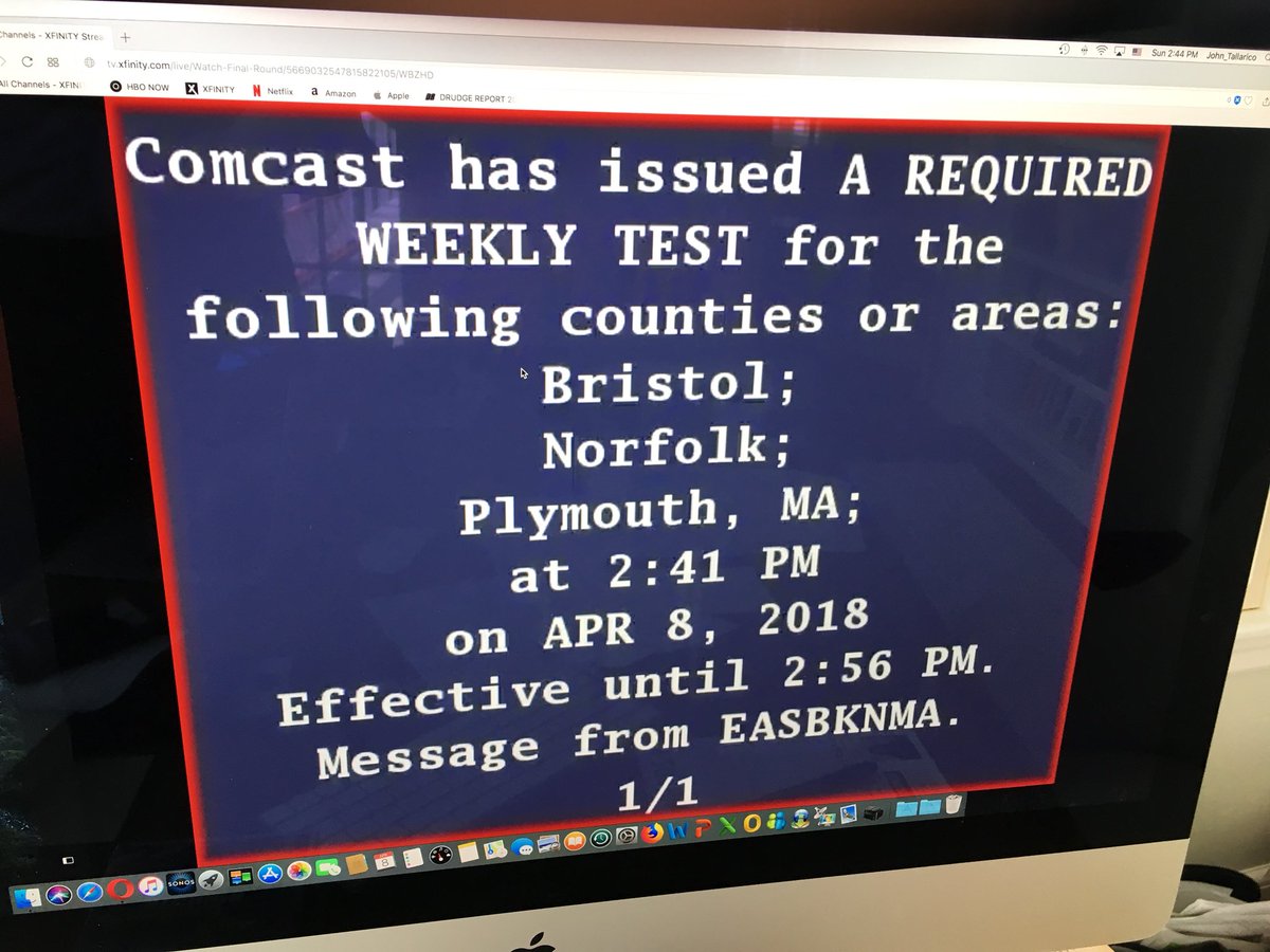 Who is the idiot <a href="/comcast/">Comcast</a> that schedules a 15 min system test during <a href="/TheMasters/">The Masters</a> in Massachusetts? @comcastcares clearly #doesnotcare.  So dumb.