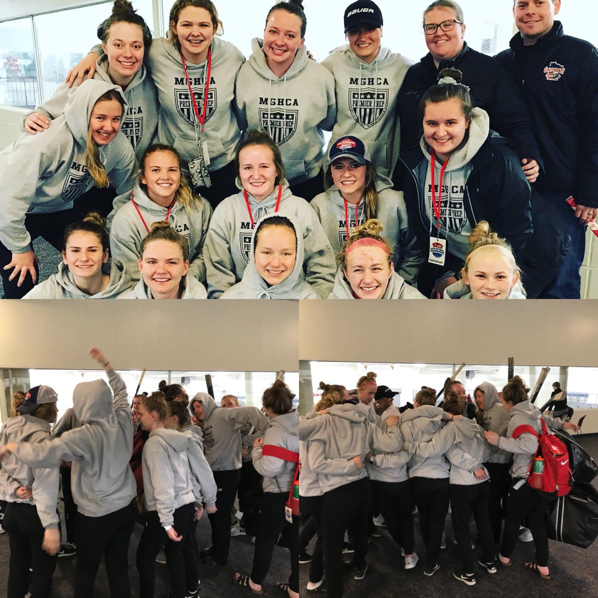 aejones39's tweet photo. Team Red with a 2-2 finish at 19u Tier II Nationals. Hard fought battle today against Alaska. A great trip ending with a group hug!  @PremierPrepHock https://t.co/kzlYnxnWzi