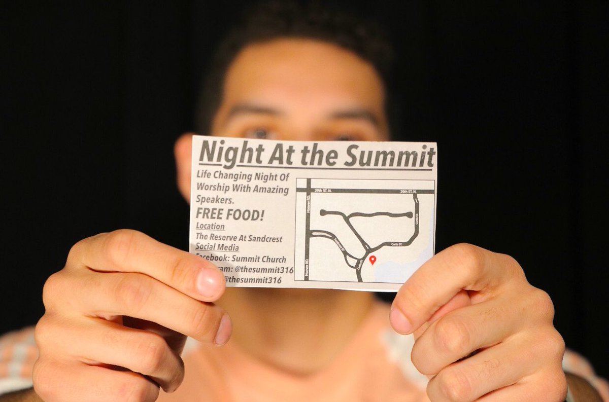 TheSummit316's tweet photo. 12 more days till Summit Night INVITE A FRIEND!!!⛰ https://t.co/9pUn3KiqHZ