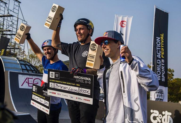 RadioTachira's tweet photo. #BMX Freestyle el venezolano @Danieldhers fue tercero en Copa del mundo de #Hiroshima con 88,20 pts. #FiseWorld #Freestyle2018 #UciWorldCup https://t.co/pb6w7jgKyB