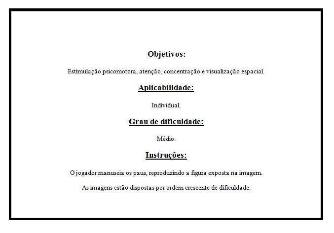 Envelhecimentcm's tweet photo. SUGESTÃO DE INTERVENÇÃO: JOGO DOS PAUS COLORIDOS

Mais um recurso que desenvolvi a pensar nos mais velhos. O jogo dos paus coloridos é um jogo de estimulação psicomotora, para intervir a nível individual. É constituído por 20 exercícios.
LER MAIS: https://t.co/rkWDJLkivL https://t.co/MvXe1aHzsf