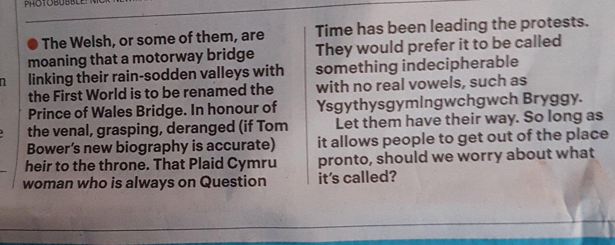 DOHwb's tweet photo. I sometimes buy @thesundaytimes to read good sports writings from journalyst like @DavidWalshST.  (Walsh makes the point that journalysm should be paid for).

After reading this today by Rod Liddle I don't think I'll buy The Sunday Times ever again. https://t.co/PRvn2biVQc