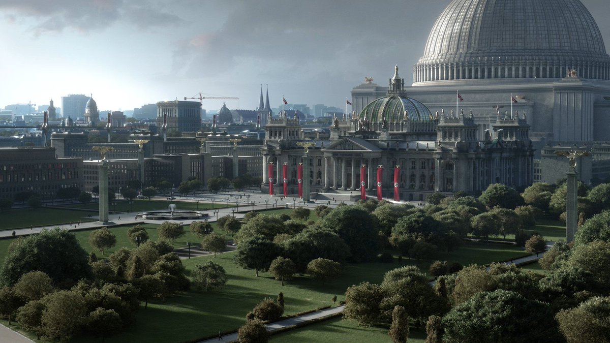 OfOneGermany's tweet photo. ''Germania itself. Years ago I had a vision to make Berlin the largest shining metropolitan capital on the face of the earth. Now, it has come true.'' https://t.co/SdqQfDhv5d