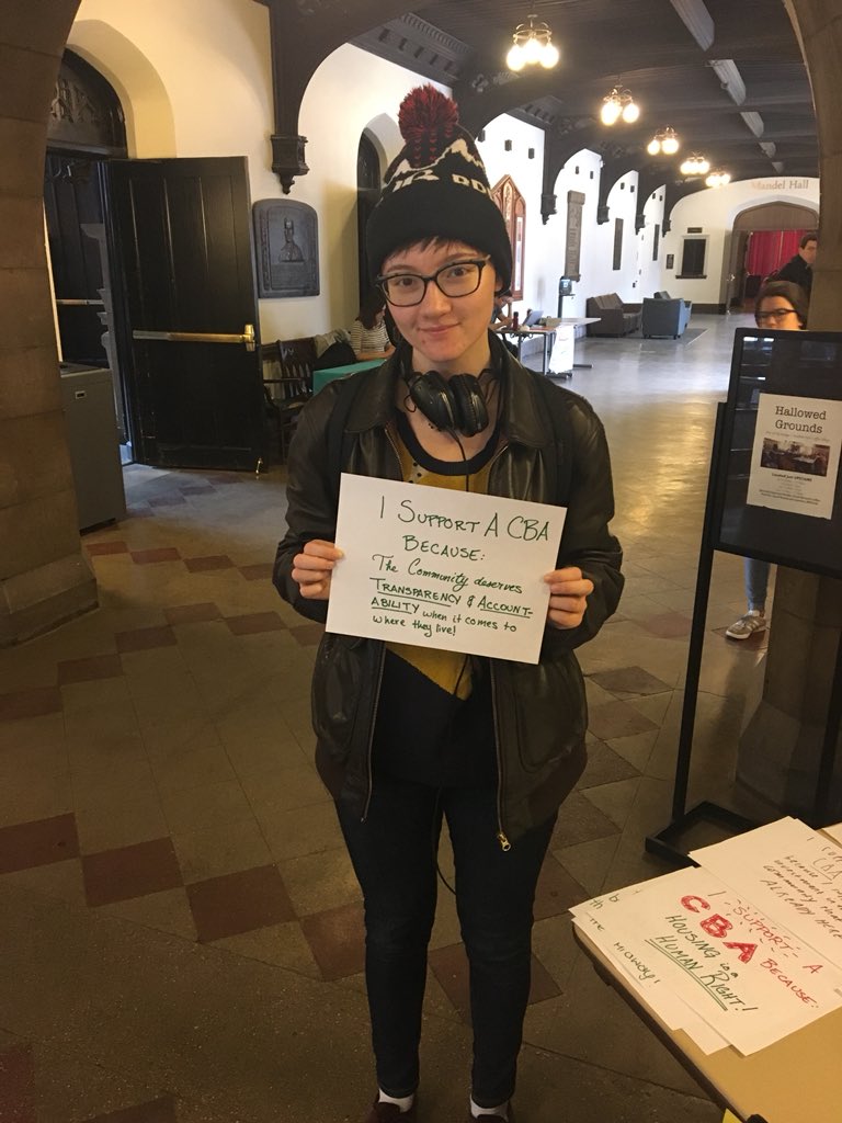 ObamaCBA's tweet image. More @UChicago students who support a CBA! We will not be ignored! #getitinwriting