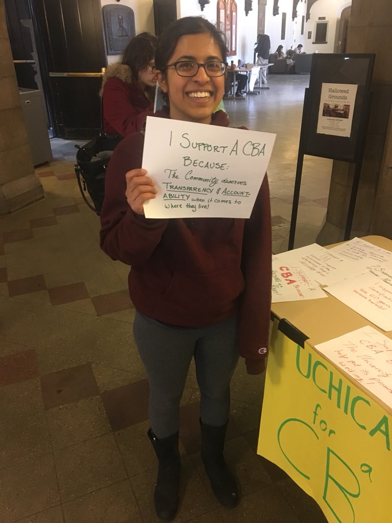 ObamaCBA's tweet image. More @UChicago students who support a CBA! We will not be ignored! #getitinwriting