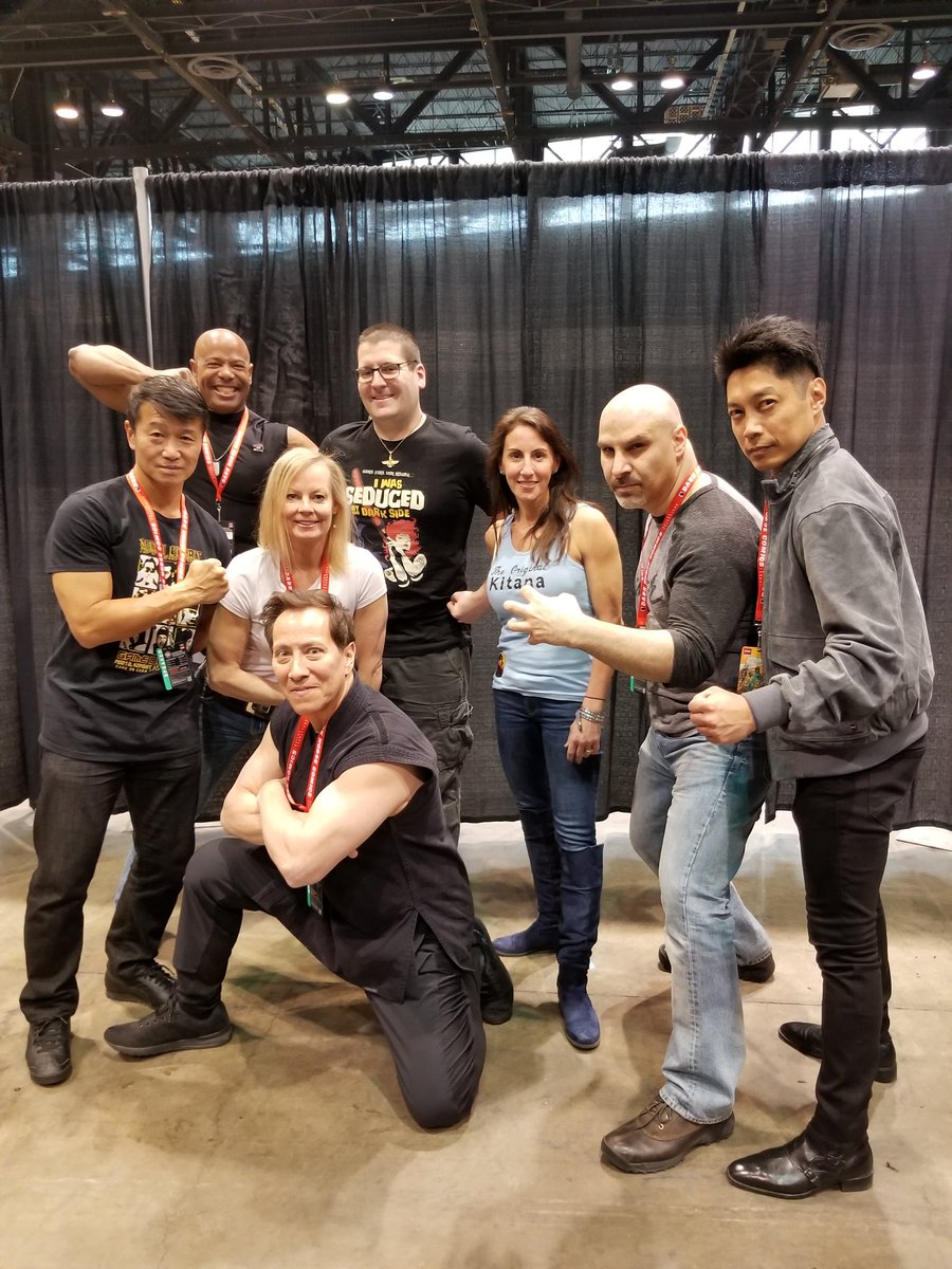 ZakariyaAliSher's tweet photo. MORTAL KOMBAT!!!
#MortalKombat #DanielPesina #Scorpion #Reptile #SubZero #JohnnyCage #KatalinZamiar #Kitana #AnthonyMarquez #KungLao #JohnParrish #Jax #PhillipAnn #ShangTsung #ElizabethMalecki #Sonya #RichardDivizio #Kano #C2E2 #Chicago #gaming #martialarts #Fatality https://t.co/09oTsu8iRT