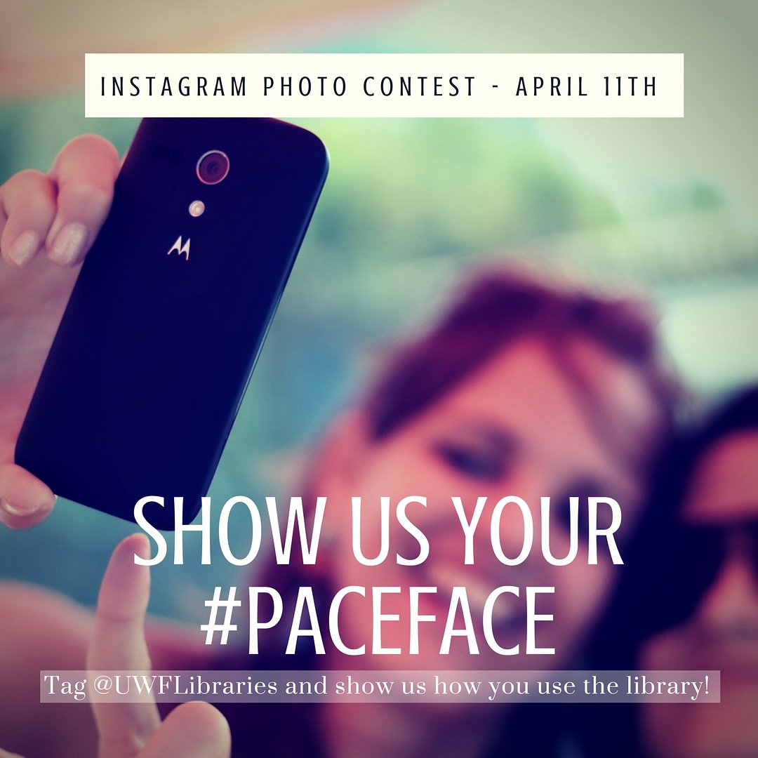 uwflibraries's tweet photo. Today officially begins #NationalLibraryWeek and we will celebrating libraries all week! On April 11th,  we'd love to see your #PaceFace in our Instagram photo contest. Show us how you use the library by tagging us at Insta @uwflibraries. https://t.co/Vt41tPXGQx