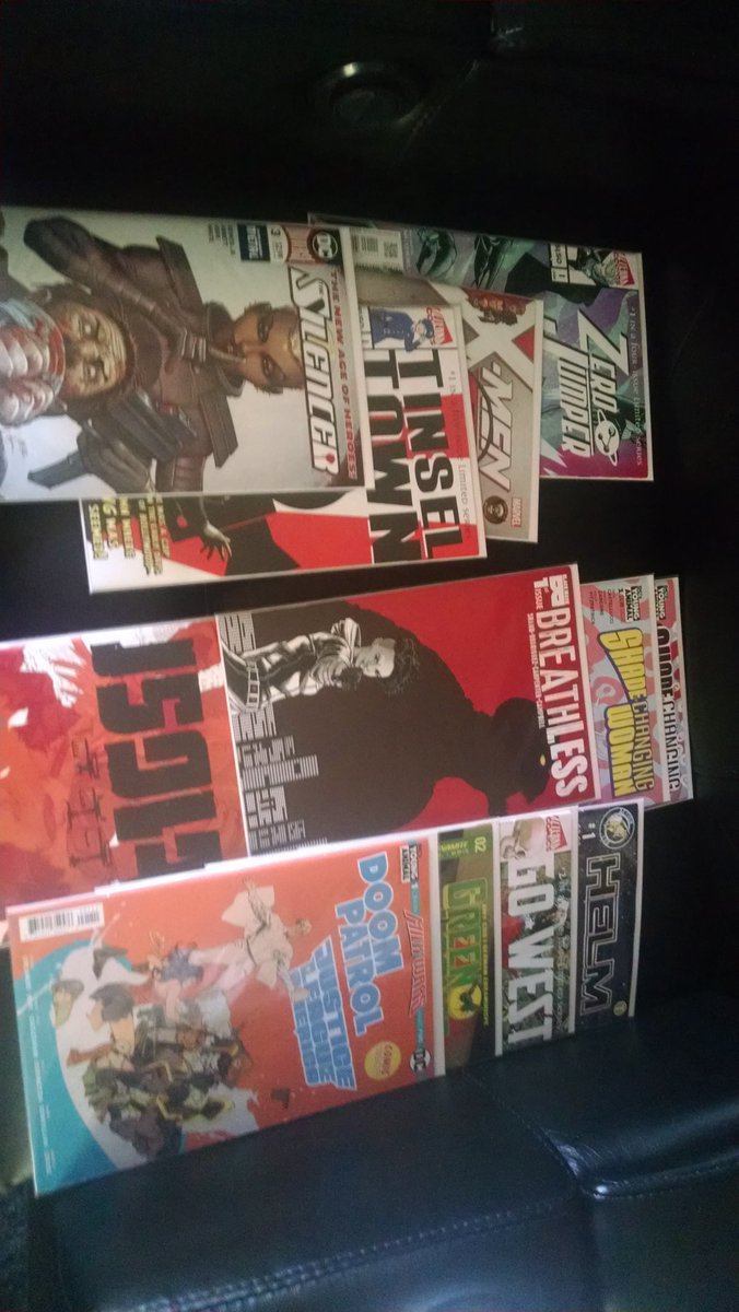 Finally picked up my #comichaul for this week . Can't wait to dive into #breathless from @blackmaskstudio