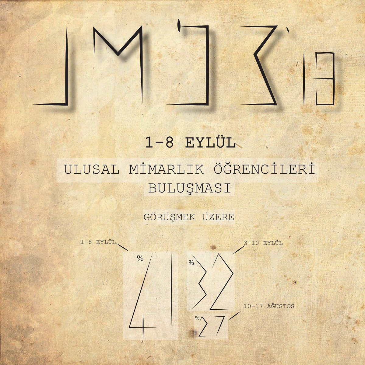 Anket sonuçları belli oldu. Umöb 18 için 1-8 eylül tarihleri arasında Mardin'deyiz. Heyecanla bekliyoruz 💜