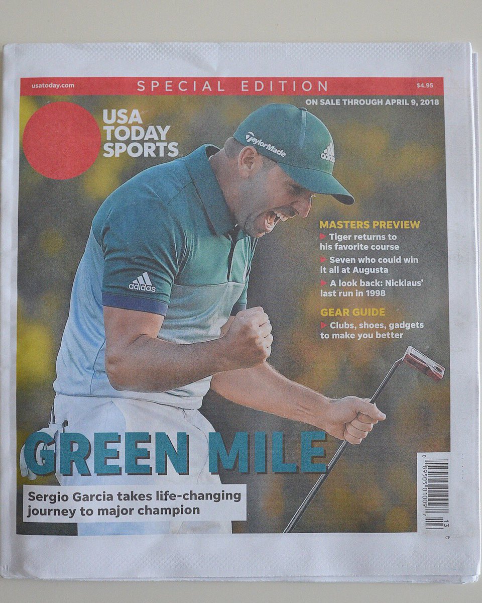 kcprofficial's tweet photo. Sitting back &amp; reading up on client @OnCoreGolf's feature in @usatodaysports Masters Edition 🙌🏼 #GolfPR #KCPR https://t.co/au49j7kXwY