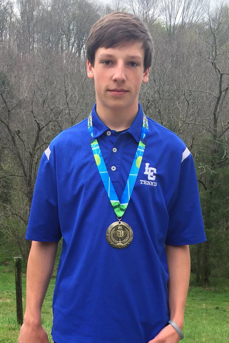 pmhsports's tweet photo. Lincoln County High School's Falcon tennis member Evan Pollard won the sixth flight gold championship of the Oakland Invitational Tournament over the weekend. It is Lincoln County's first ever individual win at that tournament. https://t.co/YYOac4eDtN