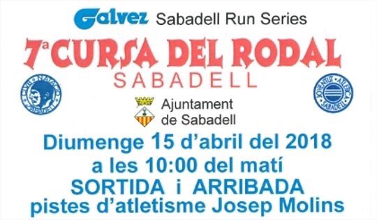 CursesRunning's tweet image. 7a Cursa del Rodal
📍Sabadell
🏃‍♂️15’6 k
🗓 15 d’abril
⏰ 10 h.
@DiarisSabadell 
@CN_Sabadell 
#run #running #cursa #sabadell #galvez #sabadellrunseries #race  #cursesrunning #sport #esport #esportcat #cursadelrodal #jas