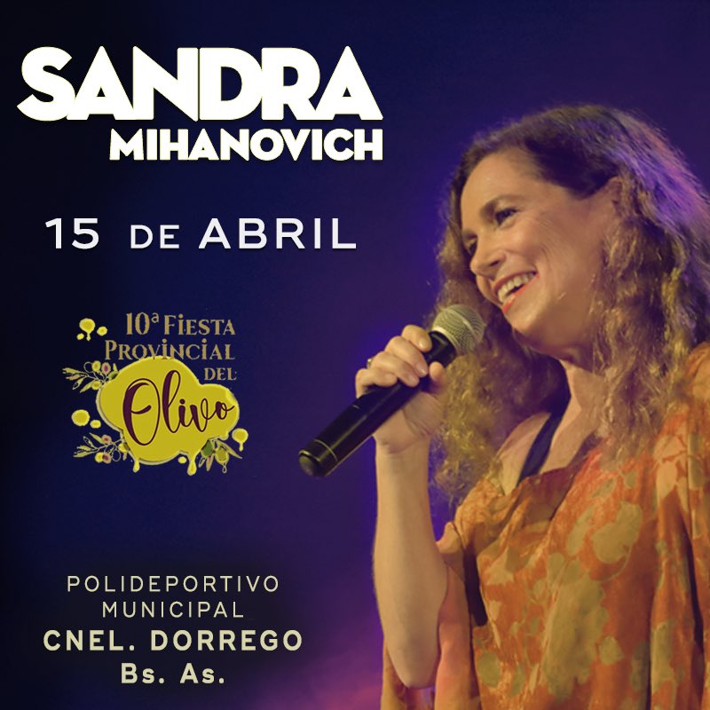 sanmihanovich's tweet image. Dentro de una semana estaré en #CnelDorrego  una alegría enorme!!!! Domingo 15/04. Fiesta Prinvincial del Olivo. Y me encontraré con @nitomestre   Genial!!!!