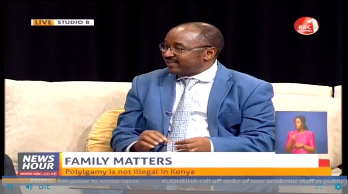 KBCChannel1's tweet image. Rev. Mulwa says we are serving God by procreating and giving companionship  #FamilyMatters @JKioria #KBCNewsHour #KBCChannel1 ^HM