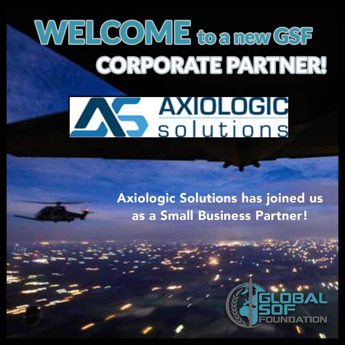 AxiologicLLC's tweet photo. We wear our partnerships proudly! We're happy to support @GlobalSOF and look forward to sponsoring the Beer Station at this year's Annual GSF Tampa Reception! #SOFICTurnUp https://t.co/FbjheyqyoY