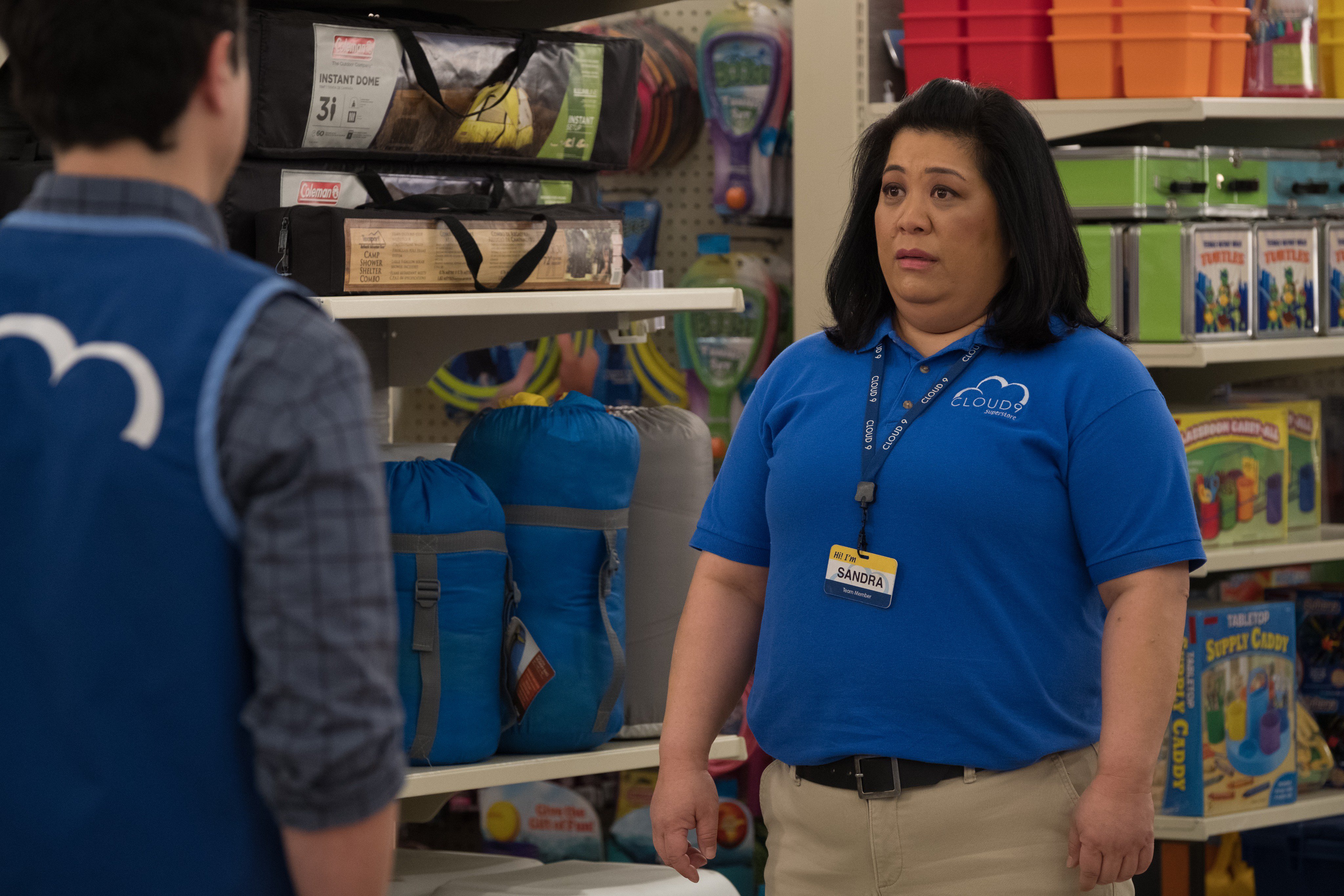 Superstore on X: A tender moment between Dina & Sandra that has