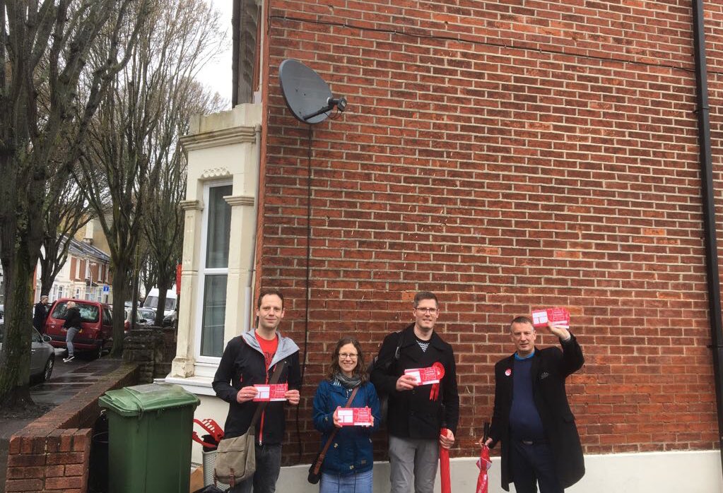 PompeyLabour's tweet photo. Another busy weekend! Talking to lots and lots of residents across the city about our positive plan for #Portsmouth https://t.co/w1eilbU9rw