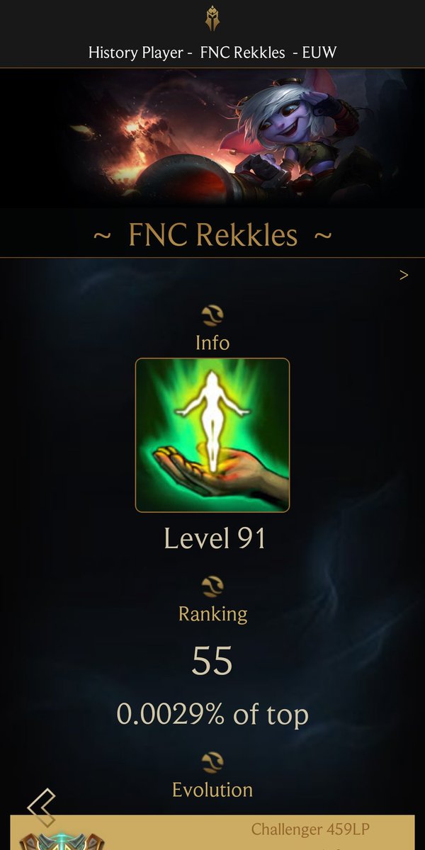 dgcodes_apps's tweet photo. #LCSEULVPFINAL. Woooooauuu!!! Rekkles!!! Oh my god!!!
https://t.co/uTexJSA7Lf https://t.co/6OlO1SUWLr
(Info from Lol Stats)
#lol #LCS #LCSEULVP3 https://t.co/3hHE96Lzbl