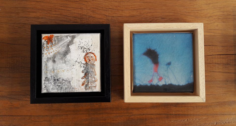 10x10artist's tweet image. De keuze van Melle Mellink: 10x10artist-kunst. Twee maal een losse lijst met kunst van Ines Seidel en Frédérique Leopold 10x10artist.com/kunstenaar/ine… 10x10artist.com/kunstenaar/fre…