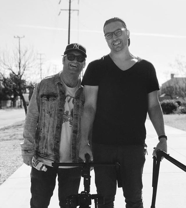 dpollackmusic's tweet photo. Me with @itsamemario92 after shooting my music video for Be With! One more evening of shooting and then that’s a wrap! What a fantastic couple of days working on this video! Thanks to @jaxon for directing and putting it all together! #believedp #musicvideo #losangeles #bewit… https://t.co/fyaS78TLFT