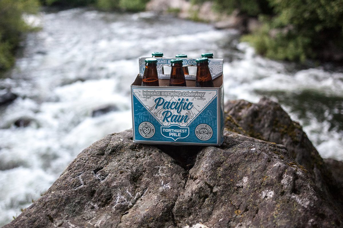 NinkasiBrewing's tweet photo. Brewed with water from the Mckenzie River. #PacificRain https://t.co/2NlybDTS3C